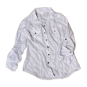 🌷Calvin Klein🌷 Shimmer Button Down Shirt